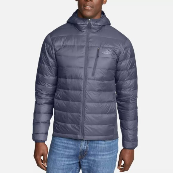 Eddie Bauer Men's Down Puffer Jacket Grey M - Picture 2 of 5